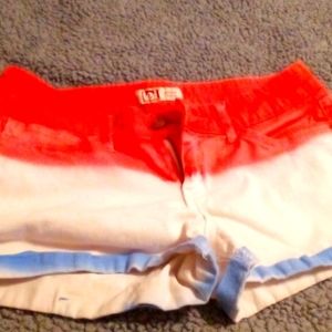 Red/white/blue shorts